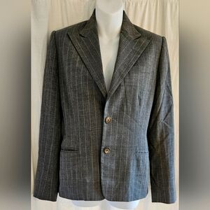 RALPH by Ralph Lauren Wool Blend Blazer -- Grey
